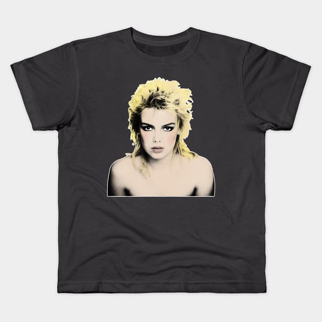 Kim Wilde / 80s Music Fan Design Kids T-Shirt by DankFutura